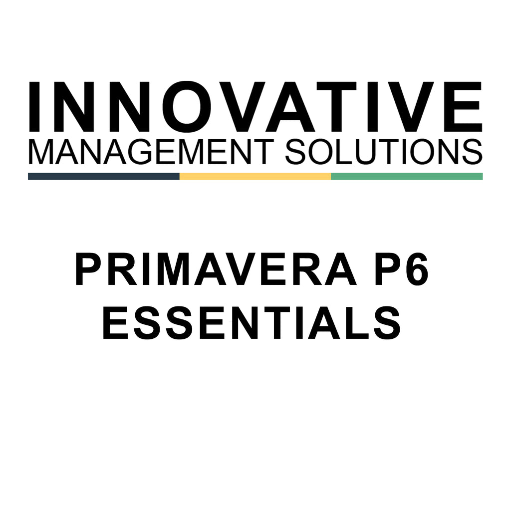 Primavera P6 Essentials Training - Virtual or Classroom